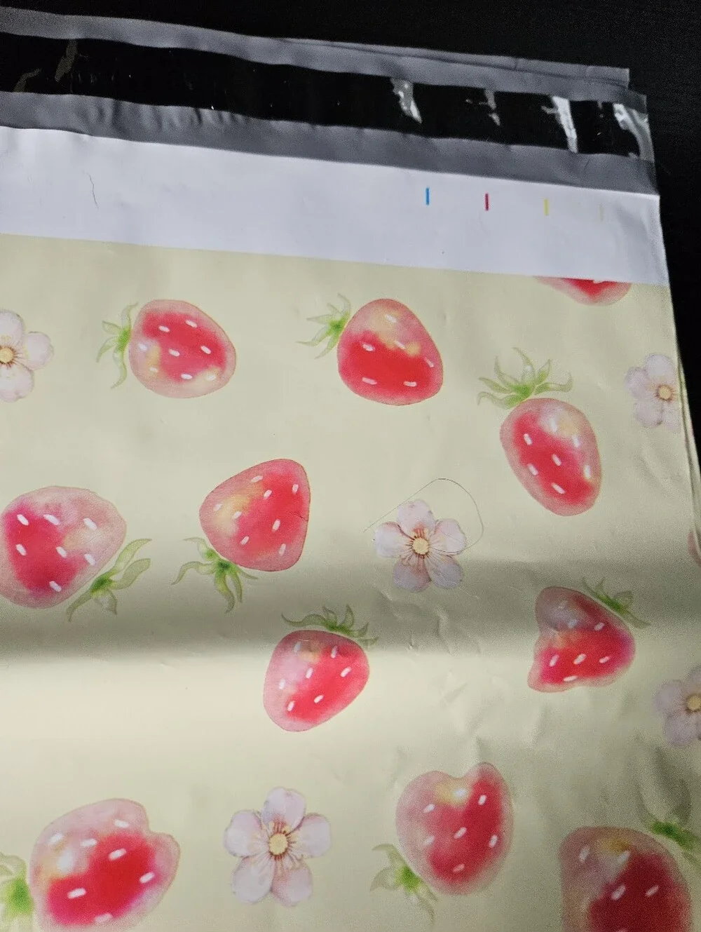 Strawberry Floral Polymailer Packages
